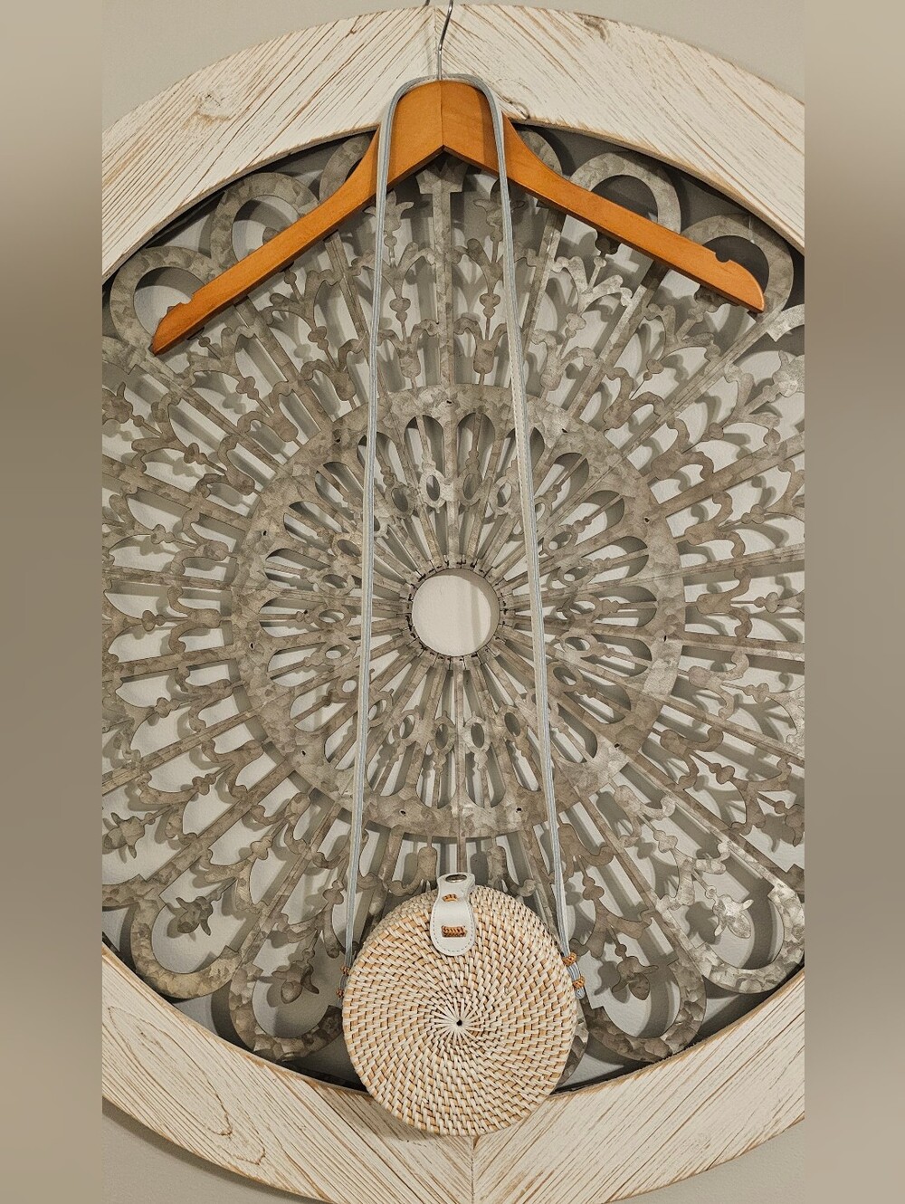 Small Round Wicker Bag